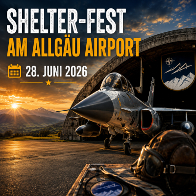 Shelter-Fest am Allgäu Airport – Historische Jets hautnah erleben - Shelter-Fest 2026 am Allgäu Airport | Historische Jets &amp; Flugsimulator