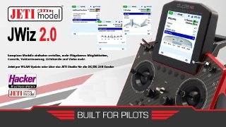 JETI Firmware 6.05 veröffentlicht – Neuer JWiz 2.0 Modellassistent für DS-24 II und DC-24 II - JETI Firmware 6.05 mit JWiz 2.0 für DS-24 II &amp; DC-24 II | Voltmaster News