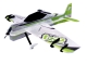 RC factory - Big Crack Yak 55 Grey green 6mm EPP - 990mm