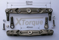 Gabriel - XTorque CFK Gabelservoarm Doppelt - Futaba - 76/92mm