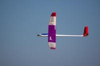 Topmodel - Marabu V-Leitwerk violett/rot/durchsichtig ARF - 2750mm