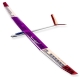 Topmodel - Marabu V-tail violet/red/transparent ARF - 2750mm