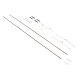Horizon Hobby Pushrod Set: UMX P-47 BL (EFLU3246)