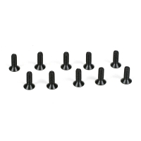 Losi - TLR Flachkopfschrauben/ M2 x 6mm (10) (TLR5960)