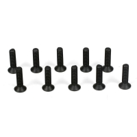 Losi - TLR Flachkopfschrauben/ M3 x 12mm (10) (TLR5963)