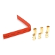 E-flite Goldkontaktsteckerset 6,5 mm (3 Stk) (EFLA266)