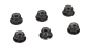 Losi - TLR 4mm Aluminium Stoppmutter mit Flansch Schwarz...