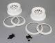 LOSI Felge und Beadlock Set Weiß (2) 5T (LOSB7033)
