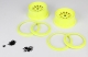 LOSI Felge und Beadlock Set Neongelb (2) 5T (LOSB7035)