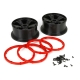 Losi DBXL 1:5 4WD Felgenset mit Beadlock Schwarz (2)...