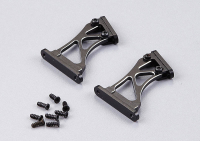 Killerbody - Aluminium Flügelhalter CNC "schwarz" Hohe Version "1/7" (KB48115HBK)