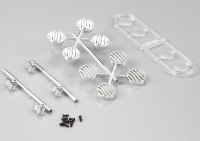 Killerbody - Verchromtes Lichtset für Dachträger (ohne LED) Type "A" (KB48277)