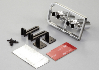 Killerbody - Chrome Auspuff Set "Double Type" ohne LED (KB48281)