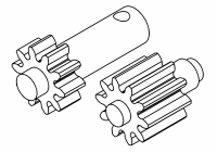 MCD - F/R Planet Diff. Internal Gear Set Z10 (M202001S)