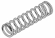 MCD - Rear Shock Absorber Spring C=8.5kg/75mm (Opt.)...