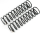 Robitronic - Stoßdämpferfeder-Set 1,7x81mmx12,5T (2 Stk weiß) (R26169W)