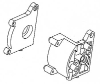 Robitronic - Mittlere Getriebebox F&H (R30012)