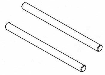 XciteRC Äußere Querlenkerstifte Vorne 28,3 Mm Für One10 4WD – Ersatzteil Nr. 30307008 (2 Stück)