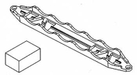 Robitronic - Akkustrebe inkl. Schaumgummi (R30153)