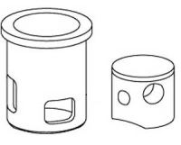 Robitronic - Kolben für 2,5ccm & Buchse (R31004)