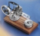Krick - Stirlingmotor Altsilber montiert (22101)