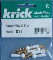 Krick - Kugelgelenk für M2 Gestänge (5 Stück) (50153)