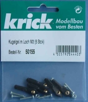 Krick - Kugelgel.m.Loch M2 (5 Stck) (50155)