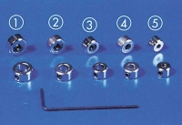 Krick - Stellringe 3 mm Innensechskant (5 Stück)