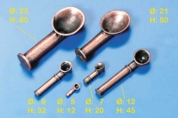 Krick - Lüfter Metall brüniert H12 mm  (VE4) (61780)