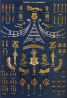 Krick - Met.beschlagteile Wappen v. Hamburg (62428)