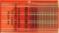 Krick - Microbox 10 Bohrer 0,5-2,2 mm m. 2,35 mm Schaft (492047)