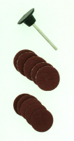 Krick - Schleifscheiben sortiert selbstklebend mit Gummiträger (10) (493145)