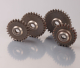 Krick - Satz Stahlzahnräder MT (3x 25 Z. und 1x 35...
