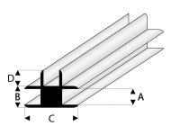 Krick - ASA T-Verbindungs Profil 2x1000 mm (rb447-53)