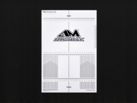 Arrowmax - Plastic Set-up Board Decal for 1/10 (AM170074)