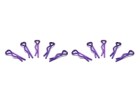 Arrowmax - small body clip 1/10 - metallic purple  (10) (AM103108)