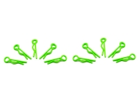Arrowmax - small body clip 1/10 - fluorescent green  (10) (AM103103)