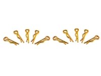 Arrowmax - small body clip 1/10 - gold  (10) (AM103101)