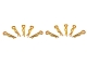 Arrowmax - small body clip 1/10 - gold  (10) (AM103101)