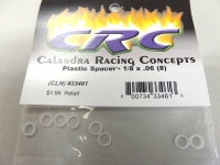 Calandra Racing Concepts - Plastic Spacer - 1/8 x .06 (8) (CRC33461)