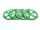 Xceed - Alu Set up wheel for 1/10 On-Road (Green) (4) (XCE103089)