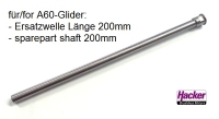 Hacker Motor Welle für A60-L-Glider (200mm) (12411273)