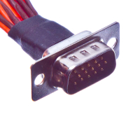 Voltmaster - Kabelsatz SUB-D Stecker für 4 Servos - Ende JR Buchse - 70cm