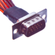 Voltmaster - cable harness SUB-D 12 poles male connector - open end - 80 cm