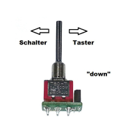 Jeti - Tastschalter down für DS Sender