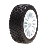 Losi Gravel Spec Reifen vorne/hinten, montiert: Mini Rally (LOS41006)