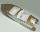 Krick - Bellezza sports boat GRP hull with accessories