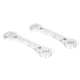 Horizon Hobby - Hinge Pin Braces, Front, Alum, Silver,...