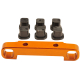 Team C - Aluminium Querlenkerhalter hinten inkl. Inserts...