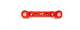 Team C - Aluminium Querlenkerhalter vorne/vorne TM4 4WD...